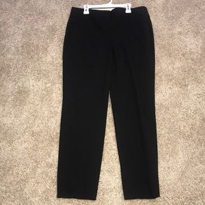 Women’s Loft High Waisted Black Slim Pants